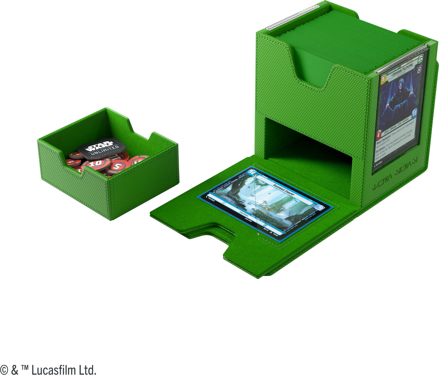 Gamegenic: Star Wars Unlimited Twin Suns Deck Pod - Green