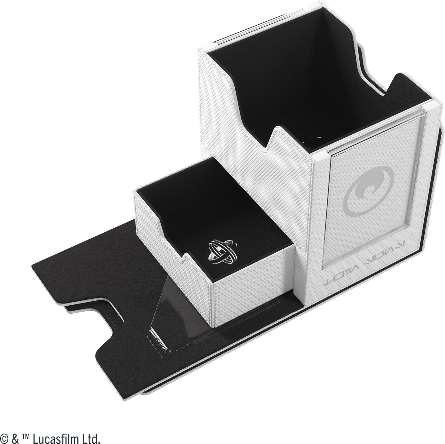 Gamegenic: Star Wars Unlimited Twin Suns Deck Pod - White/Black