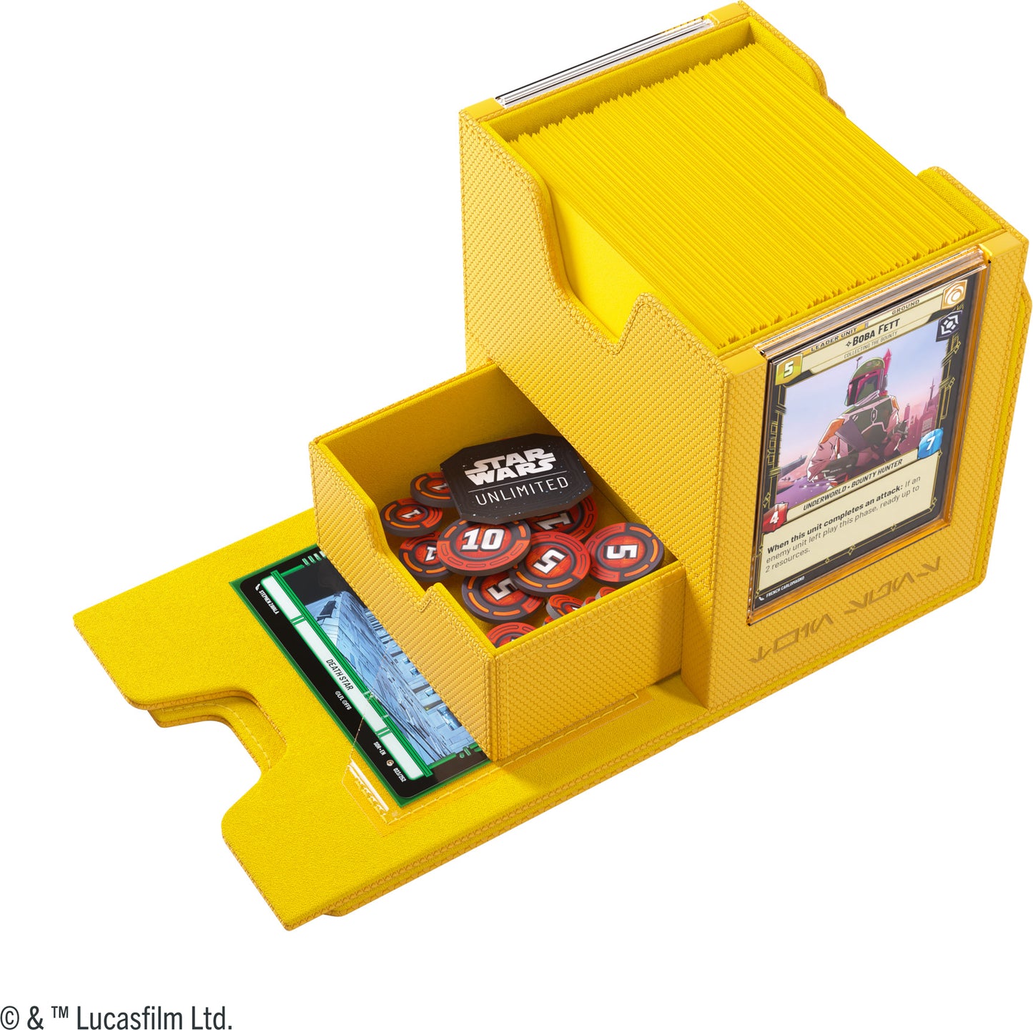Gamegenic: Star Wars Unlimited Twin Suns Deck Pod - Yellow