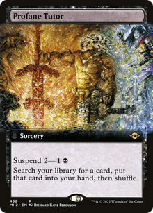 Profane Tutor (Extended Art) [Modern Horizons 2]
