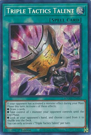 Triple Tactics Talent [MAMA-EN090] Secret Pharaoh's Rare