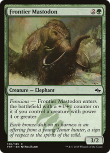 Frontier Mastodon [Fate Reforged]