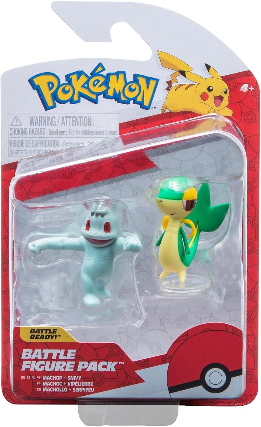 Pokemon: Battle Figure Box - Machop & Snivy