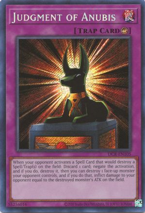 Judgment of Anubis (25th Anniversary) [DCR-EN105] Secret Rare