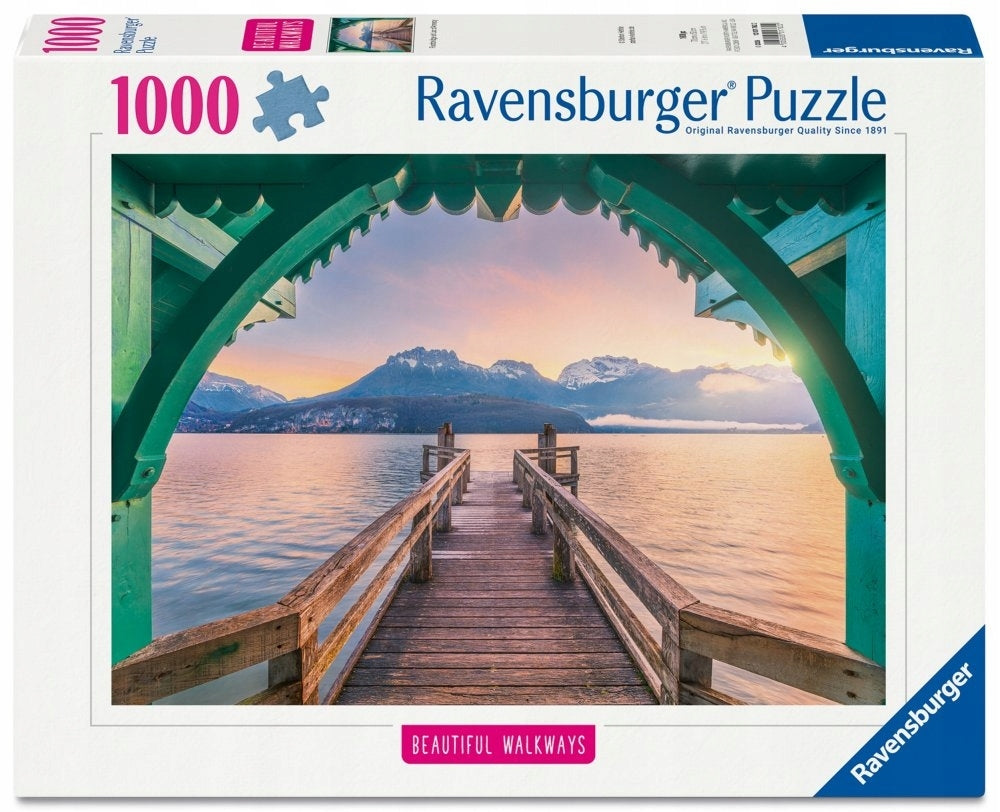 Ravensburger: Romantic FootBridge at Lac d'Annecy 1000pc