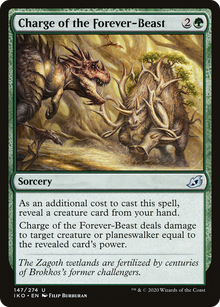 Charge of the Forever-Beast [Ikoria: Lair of Behemoths]