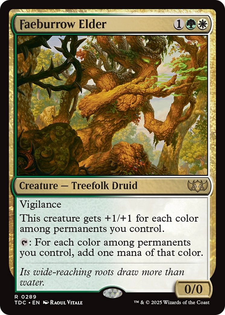 Faeburrow Elder [Tarkir: Dragonstorm Commander]