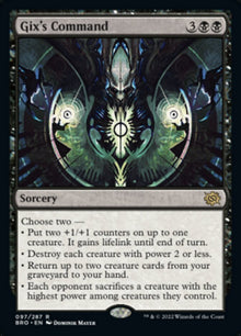 Gix's Command [The Brothers' War]