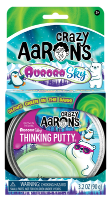 Crazy Aaron's Thinking Putty: 4" Aurora Sky