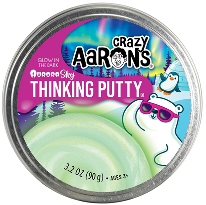 Crazy Aaron's Thinking Putty: 4" Aurora Sky
