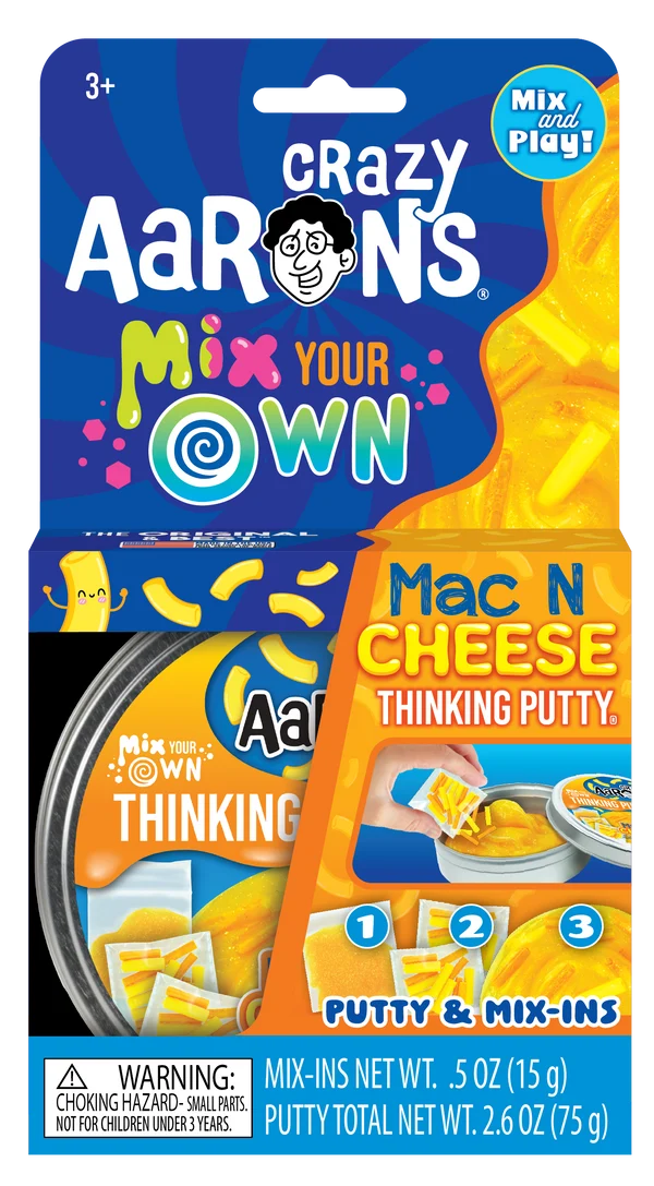 Crazy Aaron's Thinking Putty: Mix It Mac N Cheese - Thinking