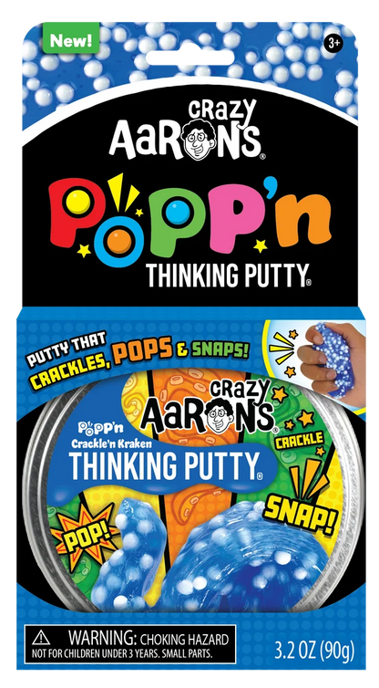 Crazy Aaron's Thinking Putty: Crackle'n Kraken - Popp'n