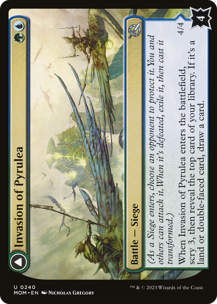Invasion of Pyrulea // Gargantuan Slabhorn [March of the Machine]