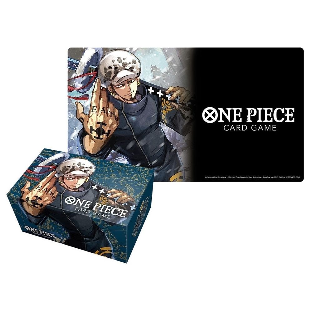 One Piece Card Game: Playmat and Storage Box Set - Trafalgar Law