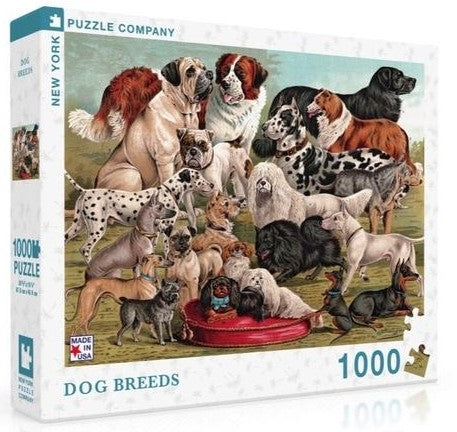 New York Puzzle Company: Dog Breeds 1000pc