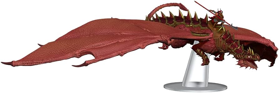 Icons of the Realms: Dragonlance Red Ruin & Red Dragonnel