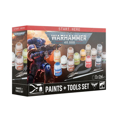 Warhammer 40k: Paints + Tools Set (2026)