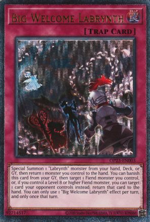 Big Welcome Labrynth [OP23-EN003] Ultimate Rare
