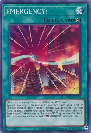 EMERGENCY! [OP23-EN010] Super Rare