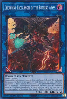 Cherubini, Ebon Angel of the Burning Abyss [RA01-EN042] Super Rare
