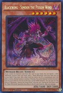 Blackwing - Simoon the Poison Wind [RA01-EN012] Secret Rare