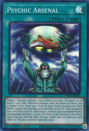 Psychic Arsenal [PHNI-EN082] Super Rare