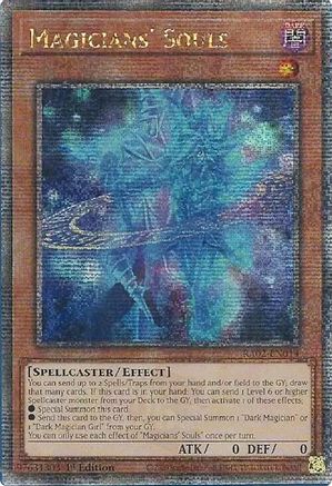 Magicians' Souls (Quarter Century Secret Rare) [RA02-EN014] Quarter Century Secret Rare