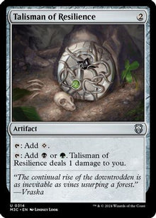 Talisman of Resilience (Ripple Foil) [Modern Horizons 3 Commander]