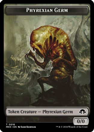 Phyrexian Germ // Plant Double-Sided Token [Modern Horizons 3 Tokens]
