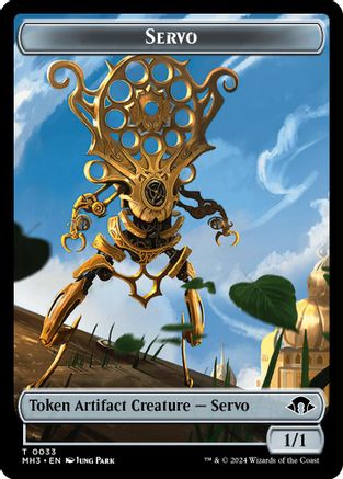 Servo // Gremlin Double-Sided Token [Modern Horizons 3 Tokens]