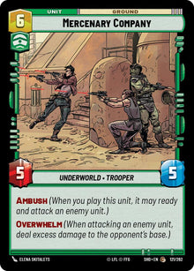 Mercenary Company (121/262) (121/262) [Shadows of the Galaxy]