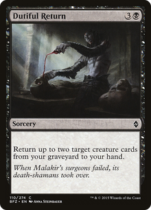 Dutiful Return [Battle for Zendikar]