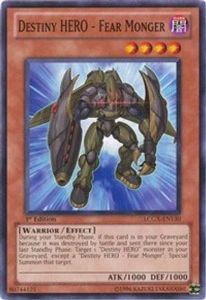 Destiny HERO - Fear Monger [LCGX-EN130] Common