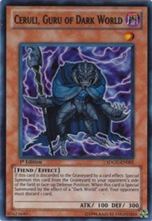 Ceruli, Guru of Dark World [SDGU-EN003] Super Rare