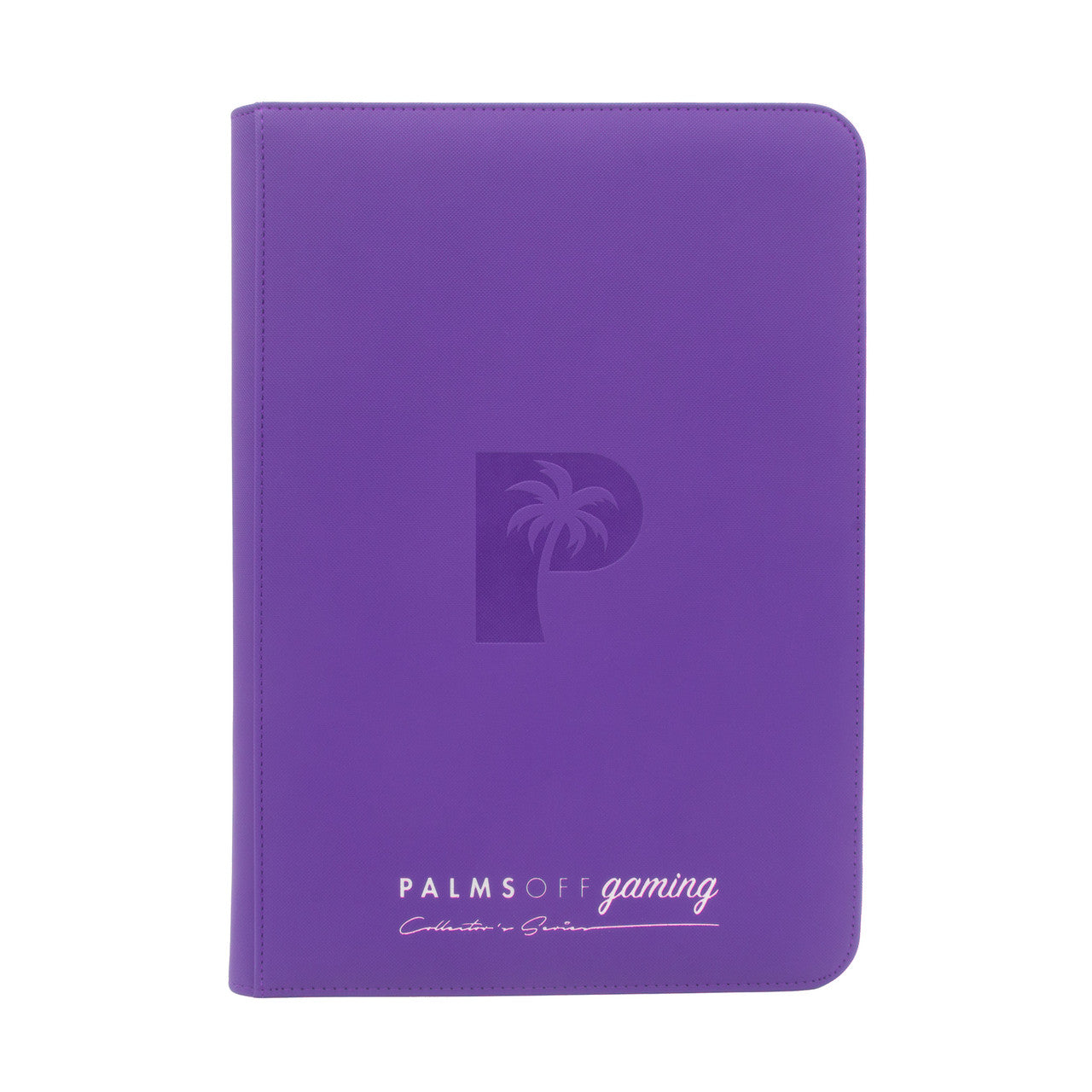 Palms Off: Collector's Series Top Loader Zip Binder Clear - Purple