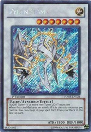 Vylon Sigma [HA05-EN024] Secret Rare