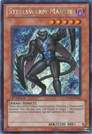 Steelswarm Mantis [HA05-EN047] Secret Rare