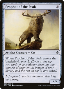 Prophet of the Peak [Throne of Eldraine]