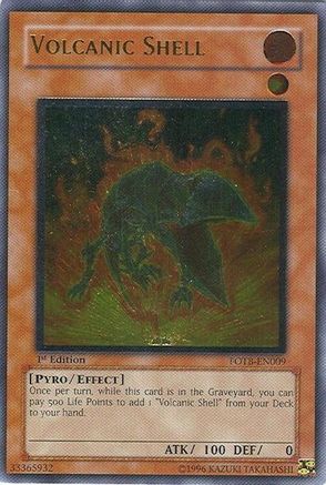 Volcanic Shell [FOTB-EN009] Ultimate Rare