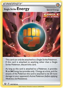 Single Strike Energy (141/163) [Sword & Shield: Battle Styles]