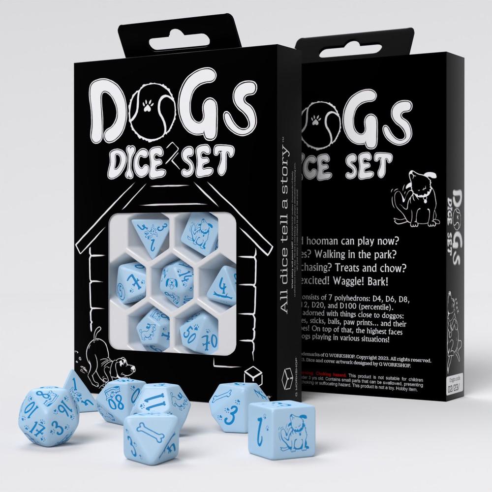 Q Workshop: Dogs Dice Set - Max Dice Set 7