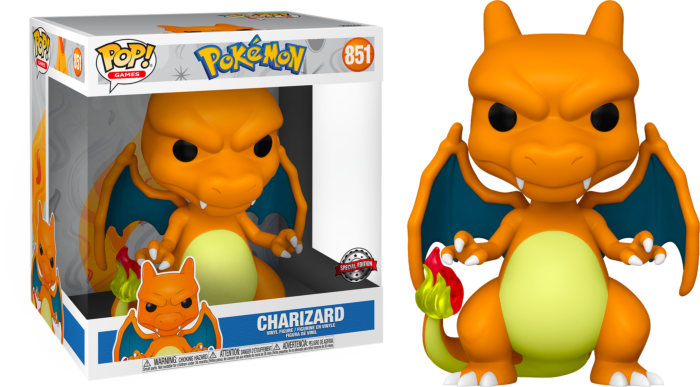 Funko: Pokemon - Charizard 10" 851 Pop!