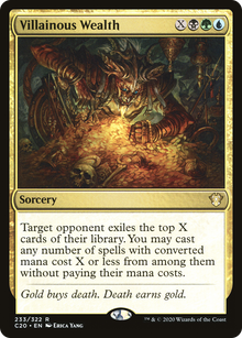 Villainous Wealth [Commander 2020]