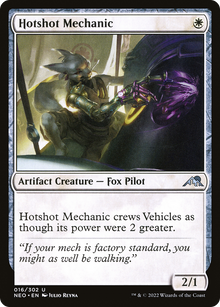 Hotshot Mechanic [Kamigawa: Neon Dynasty]