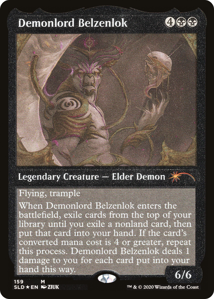 Demonlord Belzenlok (SLD-159★) - Secret Lair Drop Etched Foil