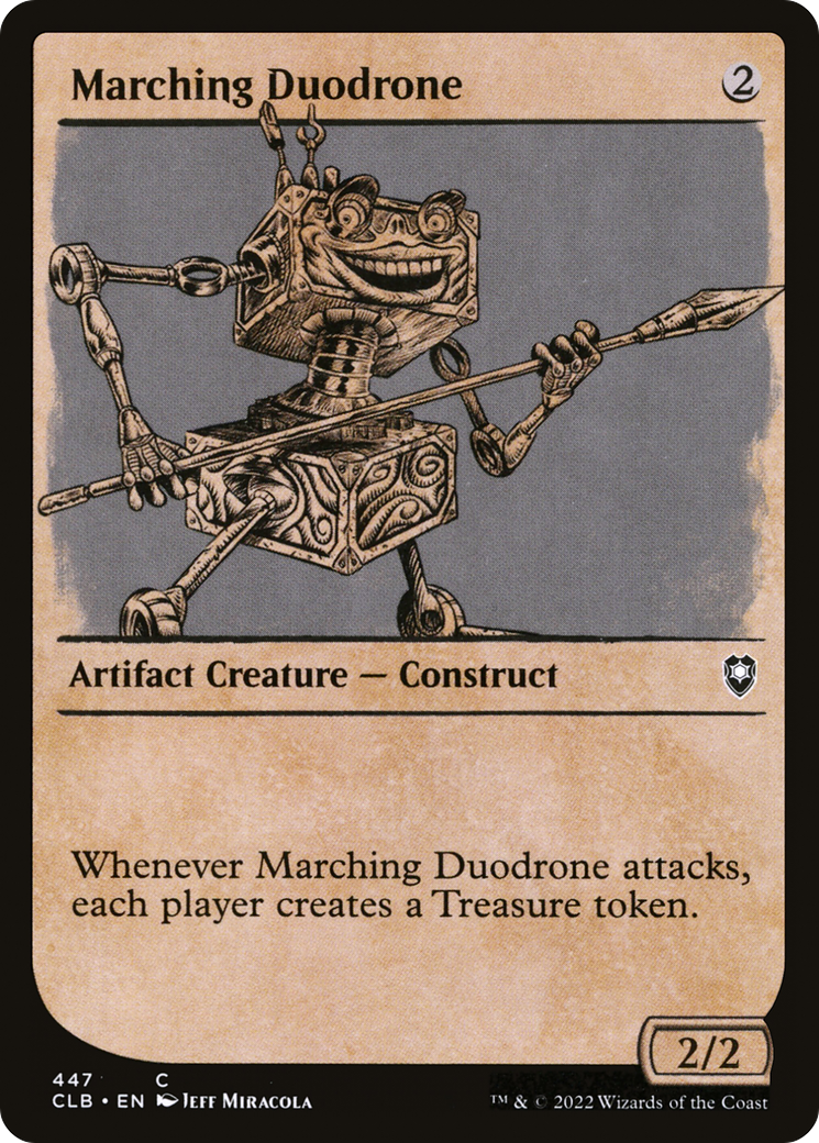 Marching Duodrone (Showcase) [Commander Legends: Battle for Baldur's Gate]