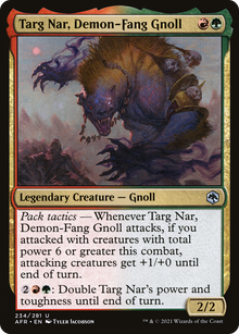 Targ Nar, Demon-Fang Gnoll [Dungeons & Dragons: Adventures in the Forgotten Realms]