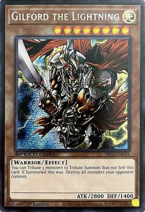 Gilford the Lightning (PSR) [SBC2-ENC01] Prismatic Secret Rare