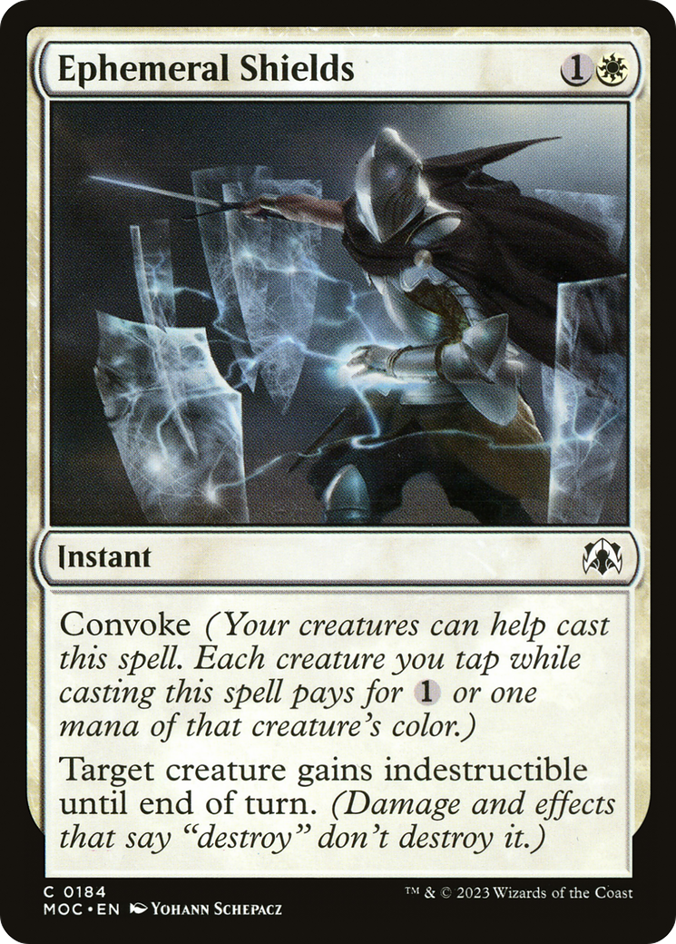 Ephemeral Shields [March of the Machine Commander]