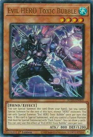 Evil HERO Toxic Bubble [SUDA-EN001] Ultra Rare
